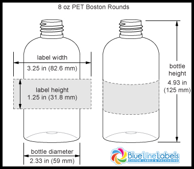 Most Popular Label Sizes for Every Type of Bottle
